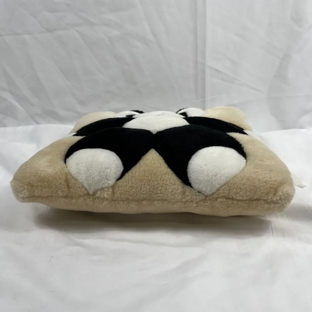 Vintage1998 TWIE Plush Panda Bear Pillow 10 Inch Square Decorative‎